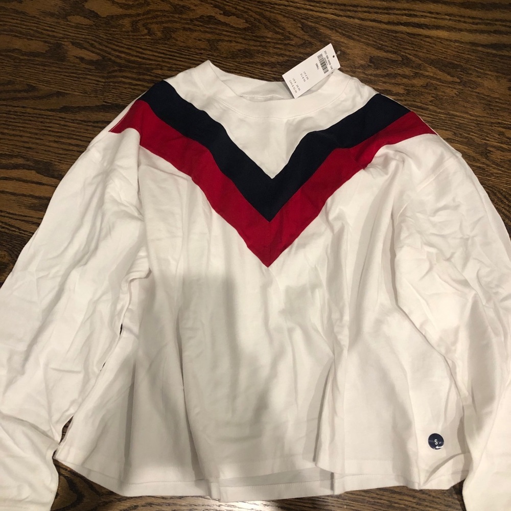 Hollister long sleeve cropped top